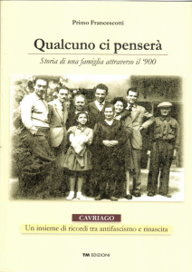 Copertina Libro Qualcuno ci penserà Primo Francescotti